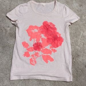 T-shirt with tulle appliqués